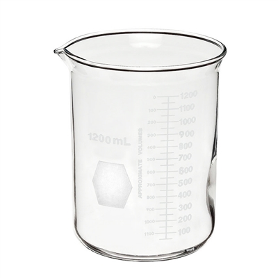 GLASS BEAKER Capacity 1200 ml
