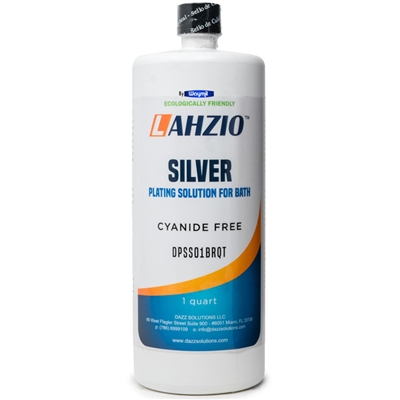 Eco-friendly Silver Electroplating Solution for Bath Plating 1 Quart Cyanide Free
