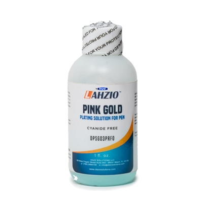 PINK GOLD PEN PLATING SOLUTION CYANIDE FREE