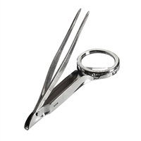 TWEEZER WITH LOUPE