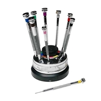 EUROPEAN SCREWDRIVER SET ON STAND