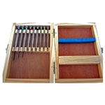 Economy Screwdriver set of 9 Wooden Box