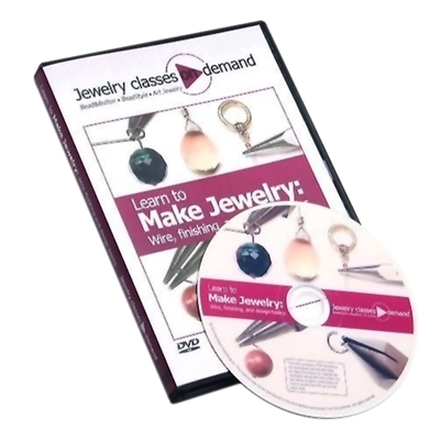 LEARN TO MAKE JEWELRY WIRE, FINISHING & DESIGN BASICS  DVD   By Linda Augsburg
