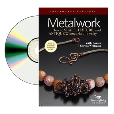 Metalwork How to Shape,Texture and Antique Wireworked Jewelry DVD  with Ronna Sarvas