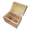 5 COMPARTMENTS WOODEN BOX