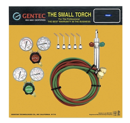 GENTEC SMALL TORCH KIT</br> For Refillable  Propane/Oxygen  Tanks