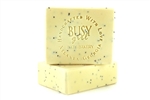 vegan soap for sensitive skin lemon poppy seed fragrance and raw cocoa butter