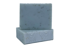 vegan soap made with tea leaves with minty fragrance