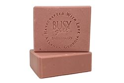 unscented, uncolored vegan soap for sensitive skin with rose kaolin clay