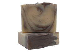 vegan soap for sensitive skin with orange and clove fragrance