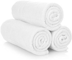 Ecofriendly natural ring-spun cotton washcloth