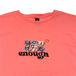 You Are Enough Embroidered Tee