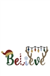 Believe Holiday Tea Towel