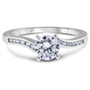 Forever Aphrodite Diamond Engagement Ring F-G VS1-VS2