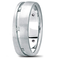 Diamond Prestige Channel-Set Wedding Ring in Gold or Platinum 1/3 ct. tw.