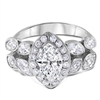 Marquise Nature Diamond Engagement Ring 2.5 TCW