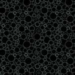 Benartex Circle Play - Circle Black/Grey 10069-12 Half yard