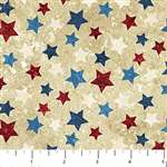 Northcott Stonehenge Stars & Stripes II 20159-30 Half Yard