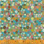 Windham Fabrics A Nod To Mod - Happy Buttons by Jan Avellana 40784-2 Half Yard