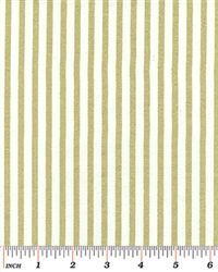 Benartex Metallic Basics Shirting Stripe Cream/Gold 4928M-7 Half yard