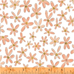 Windham Whoos Hoo Flowers 51598-4 Half yard