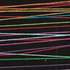 Benartex Needles and Pins Strands Black 5793-99 Half yard