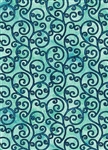 Benartex Balinesia by Dover Hill Laya Teal 6058-84 Half yard