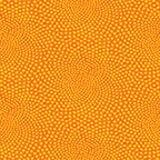 Benartex Breezy Blooms by Susan Rooney Whirl Orange/Yellow 696-28 Half Yard