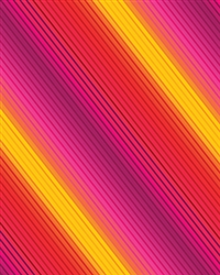Benartex Kanvas Basics Diagonal Rainbow Pink/Orange 8034-22 Half Yard