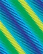 Benartex Kanvas Basics Diagonal Rainbow Blue/Green 8034-54 Half Yard