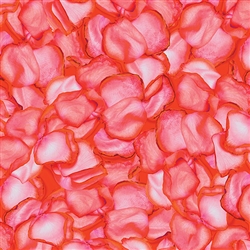 Benartex Bloom with a View Petal Pushers Coral 8230-28 Half yard