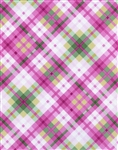 Timeless Treasures Flora Plaid FLORA-C1073-Pink Half Yard