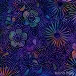 Island Batik Orchid Petals KI01-O1 Half Yard