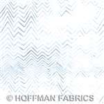 Hoffman Bali Handpaints L2560-113 Chevron Frost Half Yard