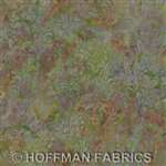 Hoffman Bali Handpaints L2575-77 Leafy Damask Sage Half Yard