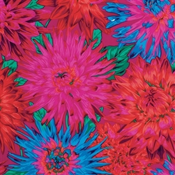 Philip Jacobs - Spring 2012 - Cactus Dahlia - Red PWPJ054.REDXX Half yard