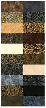 Island Batik Strip Pack Peppercorn-SP