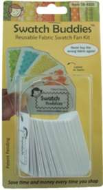 Swatch Buddies - 48 Card Fabric Organizer on Wire Ring