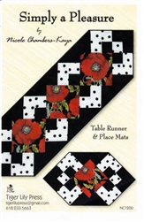 Simply a Pleasure Table Runner and Place Mats