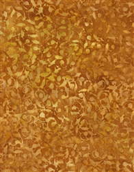 Tonga Batiks Mini Leaf Scroll Tonga-B9104-Spice Half Yard