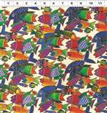 Clothworks Sea Spirits  by Laurel Burch Y1291-2M Half Yard