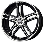 ENKEI FD-05 16X7 +50 5X100 Black  Machined