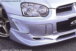 C-WEST GD/Impreza CANARD FOR GENUINE FRONT BUMPER (KOUKI) PUR