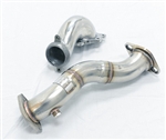 MXP DOWN PIPE MITSUBISHI EVOLUTION 10 77MM WITH O2 HOUSING T304