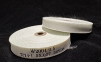 3M WOVEN FIBERGLASS 7574-1 UNTREATED, .007 X 1/2" X 36YRD