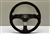 Personal Fitti Corsa Steering Wheel 350mm Black Suede / Black Spokes / Yellow Stitch