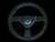 Personal Grinta 350mm Black Suede w/ Blue Stitch Steering Wheel