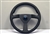 Personal Neo Eagle Steering Wheel 340mm Black Leather / Black Spokes / Blue Stitch
