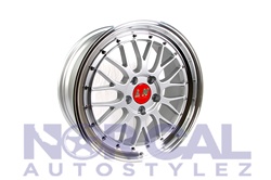 Lm Replica Wheels 5X114.3 (Front) 18X8 +38 (Rear) 18X9 +38  Silver