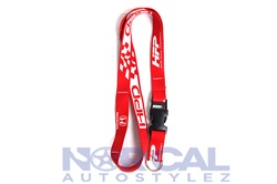 Red "Hfp Honda" Lanyard